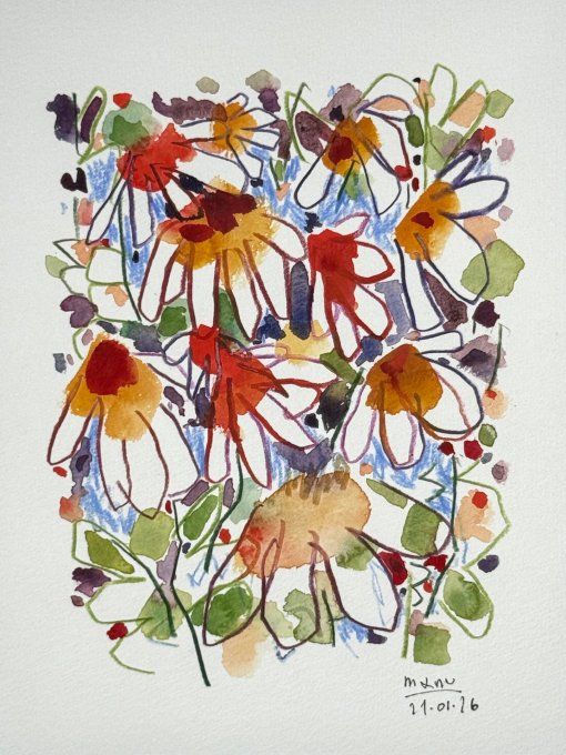 C #50 - 400% - Flower fields