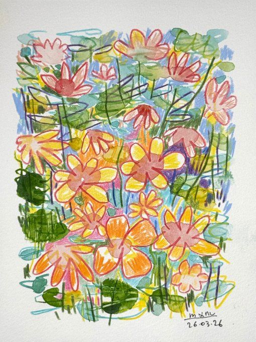 C #6 - 400% - Flower fields