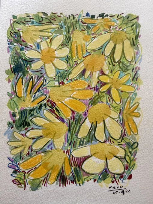J #34 - 400% - Flower fields
