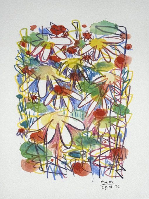 J #47 - 400% - Flower fields
