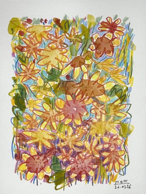 M #34 - 400% - Flower fields