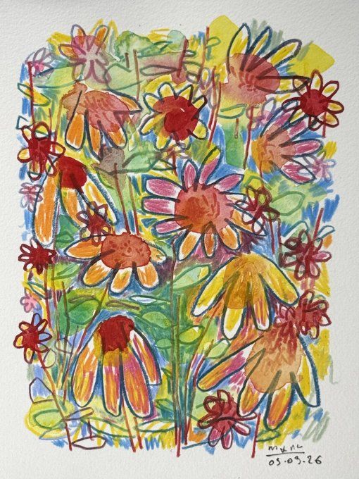 M #41 - 400% - Flower fields