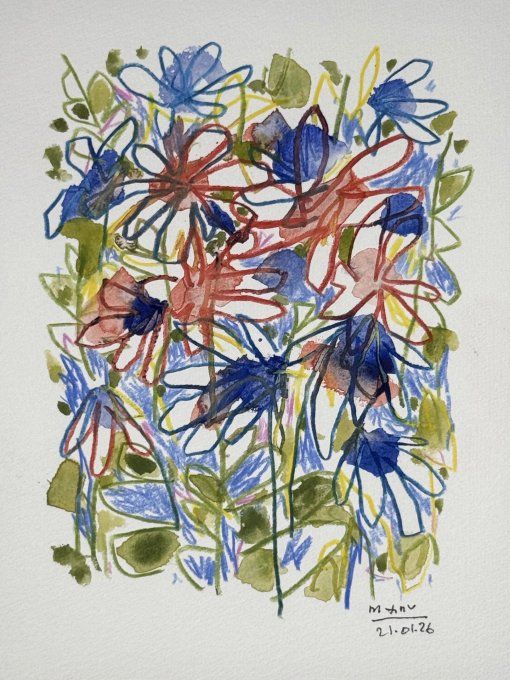 M #47 - 400% - Flower fields