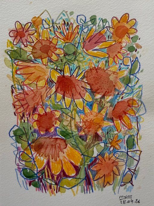 N #20 - 400% - Flower fields