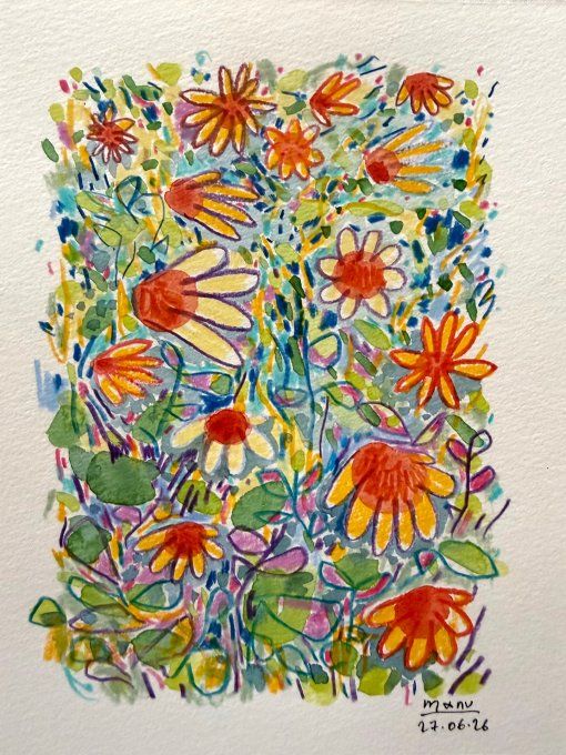 N #32 - 400% - Flower fields