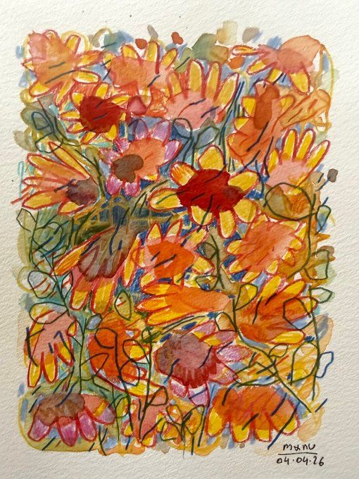 N #33 - 400% - Flower fields