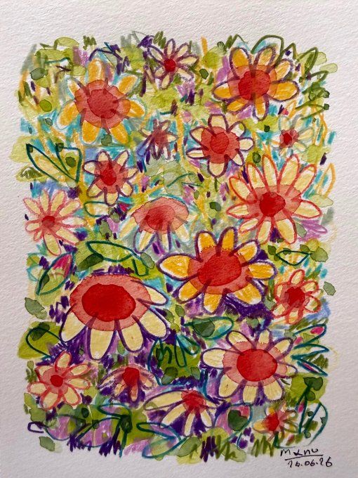 N #35 - 400% - Flower fields