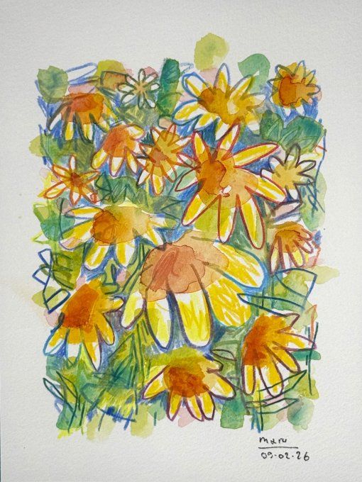 N #36 - 400% - Flower fields
