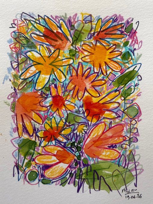 N #39 - 400% - Flower fields