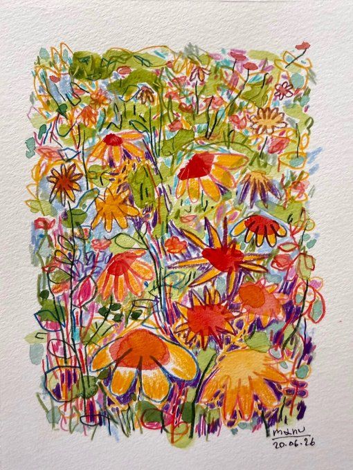 N #41 - 400% - Flower fields