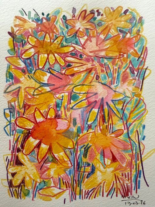 N #47 - 400% - Flower fields